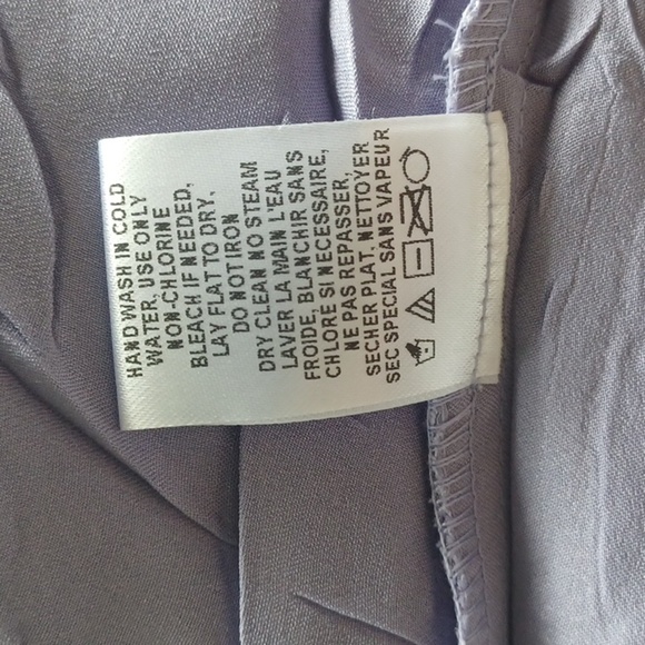 Komarov Tiered Hem Dress and Jacket, Blue To Lavender Ombre, M, 19" PTP, 48" L - Picture 9 of 9